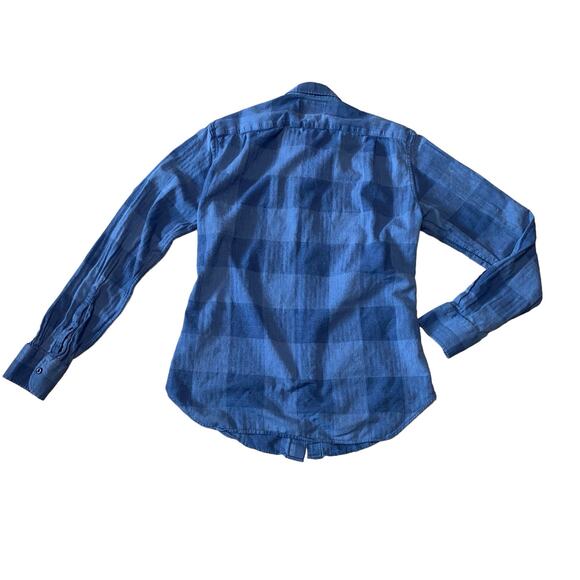 Bonobos Men’s Blue Plaid Slim Fit Long Sleeve Button Up Dress Shirt Size Small - Picture 3 of 9